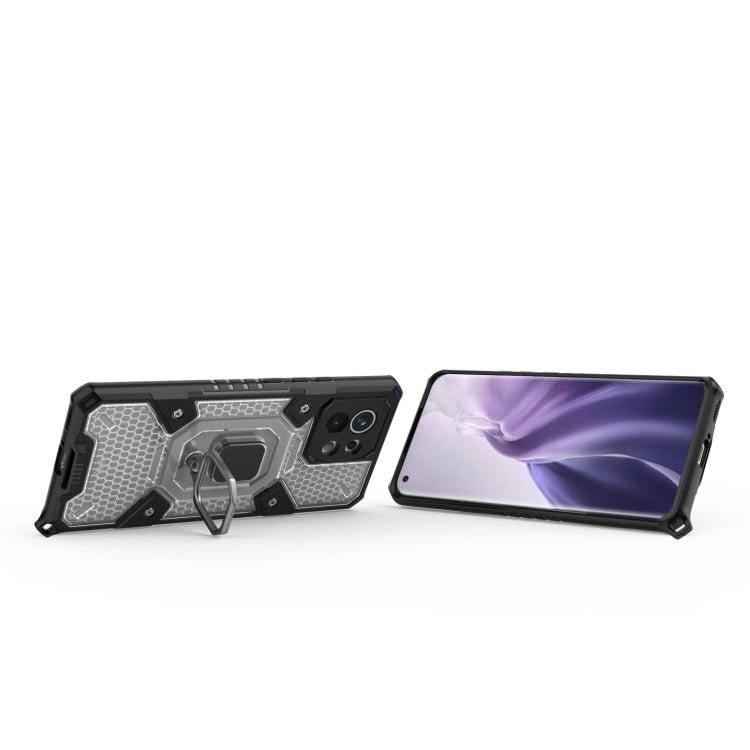 For Xiaomi Mi 11 Space PC+TPU Ring Holder Protective Case(White)