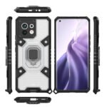 For Xiaomi Mi 11 Space PC+TPU Ring Holder Protective Case(White)