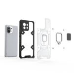 For Xiaomi Mi 11 Space PC+TPU Ring Holder Protective Case(Blue)