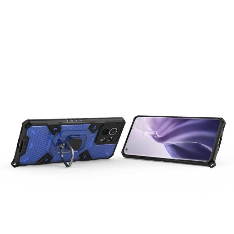 For Xiaomi Mi 11 Space PC+TPU Ring Holder Protective Case(Blue)