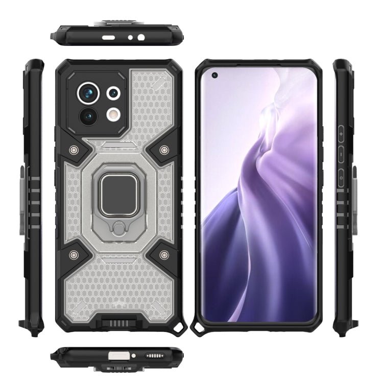 For Xiaomi Mi 11 Space PC+TPU Ring Holder Protective Case(Grey)
