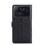 Zipper Bag PU + TPU Horizontal Flip Leather Case with Holder & Card Slot & Wallet & Lanyard For Xiaomi Mi 11 Ultra(Black)