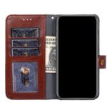 Zipper Bag PU + TPU Horizontal Flip Leather Case with Holder & Card Slot & Wallet & Lanyard For Xiaomi Mi 11 Ultra(Brown)
