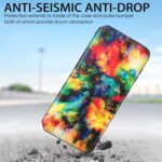 For Samsung Galaxy S21+ 5G Colorful Magnetic Horizontal Flip PU Leather Case with Holder & Card Slot & Wallet(Colorful Cloud)