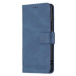 For Xiaomi Mi 11 Lite Magnetic Clasp RFID Blocking Anti-Theft Leather Case with Holder & Card Slots & Wallet(Blue)