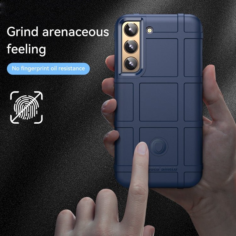 For Samsung Galaxy S22 5G Full Coverage Shockproof TPU Phone Case(Blue)