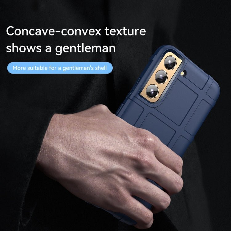 For Samsung Galaxy S22 5G Full Coverage Shockproof TPU Phone Case(Blue)