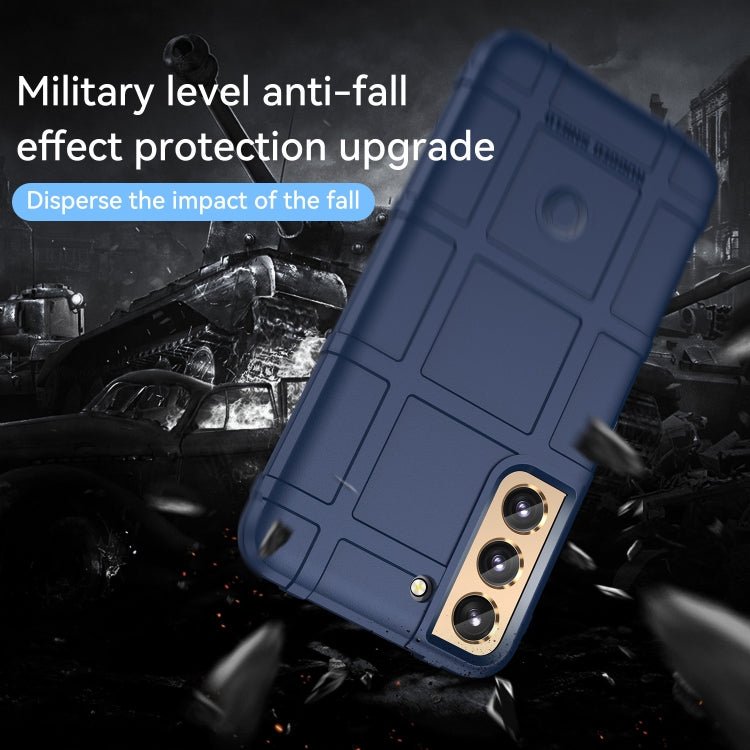 For Samsung Galaxy S22 5G Full Coverage Shockproof TPU Phone Case(Blue)