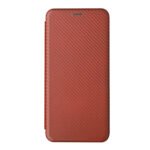 For Xiaomi Redmi Note 11 Pro / Note 11 Pro+ Carbon Fiber Texture Horizontal Flip PU Phone Case(Brown)