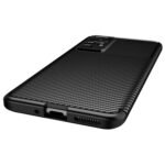 For Xiaomi 12 5G Carbon Fiber Texture Shockproof TPU Phone Case(Black)