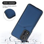 For Xiaomi Redmi Note 11 Pro Skin Feel PU + TPU + PC Phone Case with Card Slots(Blue)