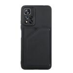 For Xiaomi Redmi Note 11 Pro Skin Feel PU + TPU + PC Phone Case with Card Slots(Black)