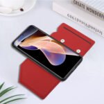 For Xiaomi Redmi Note 11 Pro Skin Feel PU + TPU + PC Phone Case with Card Slots(Red)