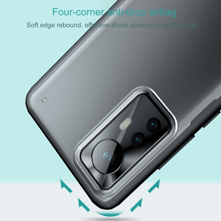 For Xiaomi 12 Pro Four-corner Shockproof TPU + PC Phone Case(Black)
