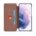 For Samsung Galaxy S22+ 5G LC.IMEEKE Hon Ancient Series Horizontal Flip Leather Phone Case(Coffee)