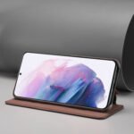 For Samsung Galaxy S22+ 5G LC.IMEEKE Hon Ancient Series Horizontal Flip Leather Phone Case(Coffee)