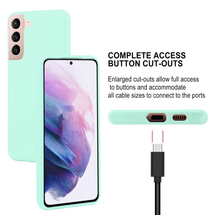 For Samsung Galaxy S22+ 5G GOOSPERY SOFT FEELING Liquid TPU Soft Case(Mint Green)