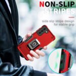 For Samsung Galaxy S21+ 5G Ring Holder Non-slip Armor Phone Case(White)