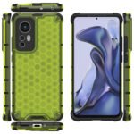 For Xiaomi 12 5G Shockproof Honeycomb PC + TPU Phone Case(Green)