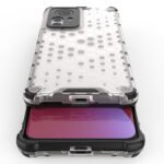For Xiaomi 12 Pro Shockproof Honeycomb PC + TPU Phone Case(White)
