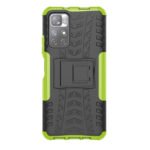 For Xiaomi Redmi Note 11 5G Tire Texture TPU + PC Phone Case(Green)