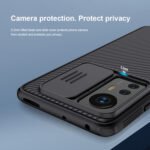 For Xiaomi 12 / 12X NILLKIN CamShield Pro Series PC Full Coverage Phone Case(Black)