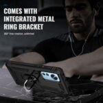 For Xiaomi 12 Shockproof TPU + PC Phone Case with Holder(Black)