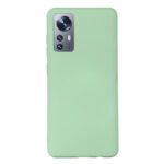 For Xiaomi 12 / 12X Pure Color Liquid Silicone Phone Case(Green)