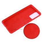 For Xiaomi 12 / 12X Pure Color Liquid Silicone Phone Case(Red)