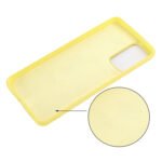 For Xiaomi 12 / 12X Pure Color Liquid Silicone Phone Case(Yellow)