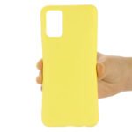 For Xiaomi 12 / 12X Pure Color Liquid Silicone Phone Case(Yellow)