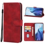 For Xiaomi Mi 11 Leather Phone Case(Red)