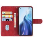 For Xiaomi Mi 11 Leather Phone Case(Red)