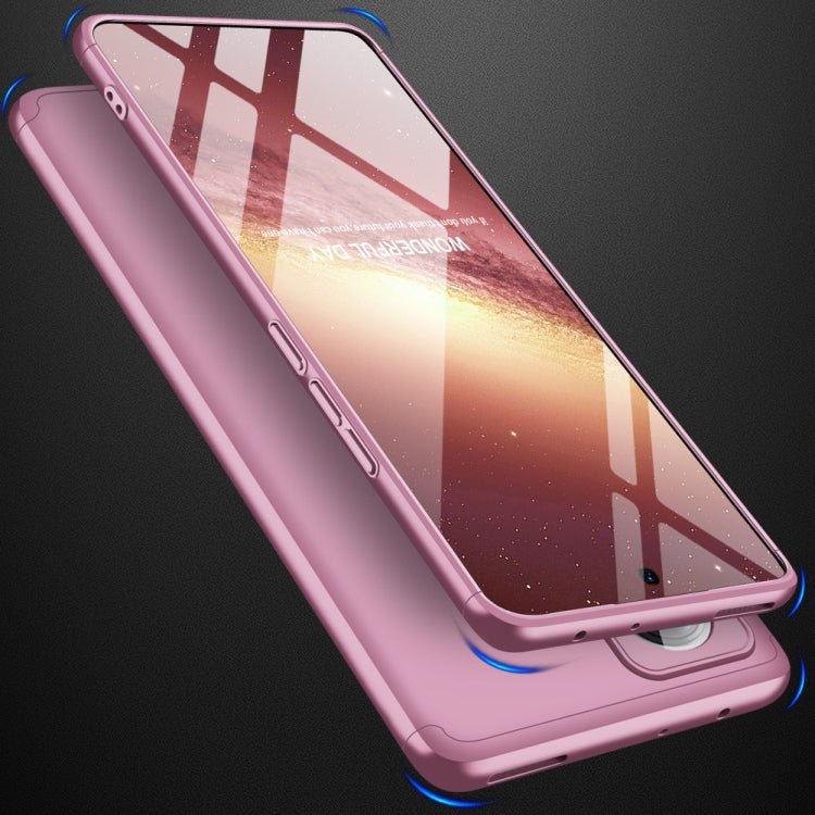 For Xiaomi 12 Pro GKK Three Stage Splicing PC Phone Case(Rose Gold)