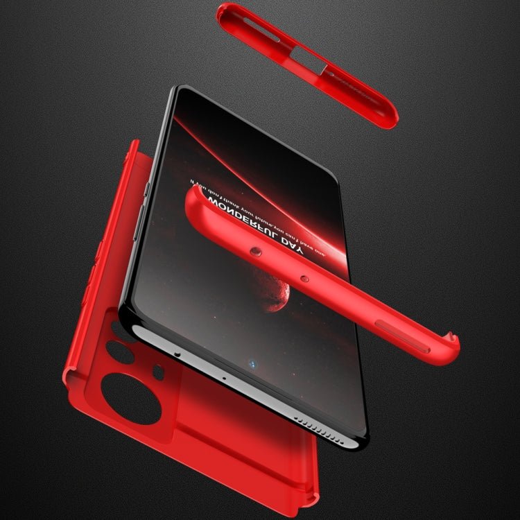 For Xiaomi 12 Pro GKK Three Stage Splicing PC Phone Case(Red)