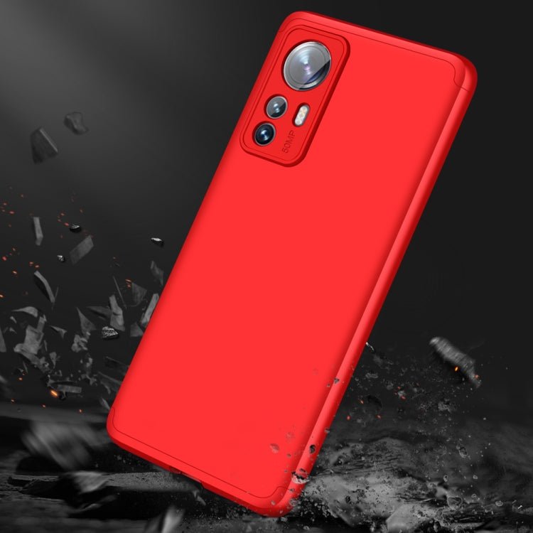 For Xiaomi 12 Pro GKK Three Stage Splicing PC Phone Case(Red)