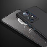 For Xiaomi 12 Pro GKK Three Stage Splicing PC Phone Case(Black)