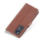 For Xiaomi 12 5G AZNS Sheepskin Texture Flip Leather Phone Case(Brown)