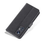 For Xiaomi 12 5G AZNS Sheepskin Texture Flip Leather Phone Case(Black)