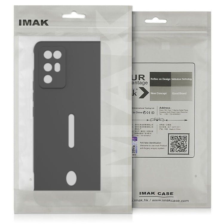 For Xiaomi 12 / 12X IMAK UC-4 Series Straight Edge TPU Soft Phone Case(Black)