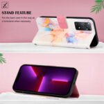 For Xiaomi Redmi Note 11 Pro 5G / 4G PT003 Marble Pattern Flip Leather Phone Case(Galaxy Marble White LS004)