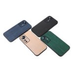 For Xiaomi 12 Pro Wood Texture PU Phone Case(Gold)