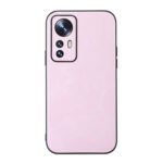 For Xiaomi 12 Pro Cowhide Texture PU Phone Case(Pink)