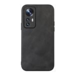 For Xiaomi 12 Pro Cowhide Texture PU Phone Case(Black)