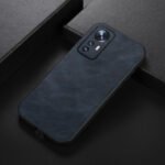 For Xiaomi 12 Pro Cowhide Texture PU Phone Case(Blue)