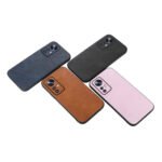For Xiaomi 12 Pro Cowhide Texture PU Phone Case(Pink)