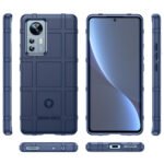 For Xiaomi 12 Pro Full Coverage Shockproof TPU Case(Blue)