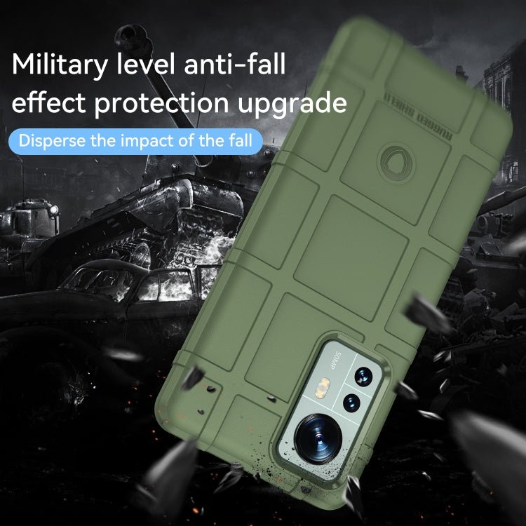 For Xiaomi 12 Pro Full Coverage Shockproof TPU Case(Green)