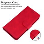 For Xiaomi 12 / 12X Skin Feel Pure Color Flip Leather Phone Case(Red)