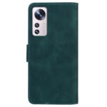 For Xiaomi 12 / 12X Skin Feel Pure Color Flip Leather Phone Case(Green)